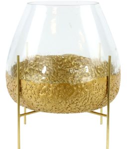 2038 WINDLICHT/VASE MIT ST. ORO